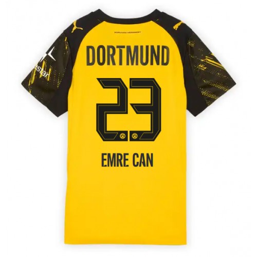 Stroje piłkarskie Borussia Dortmund Emre Can #23 Koszulka Podstawowej dla damskie 2025-26 Krótki Rękaw